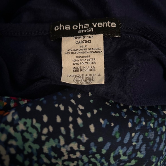 Cha Cha Vente Short Sleeve Top Multi Coloured - Size Small - Picture 3 of 3
